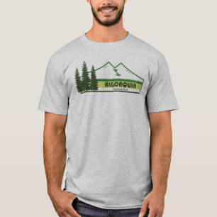 Algonquin Provincial Park Green Stripes T-Shirt