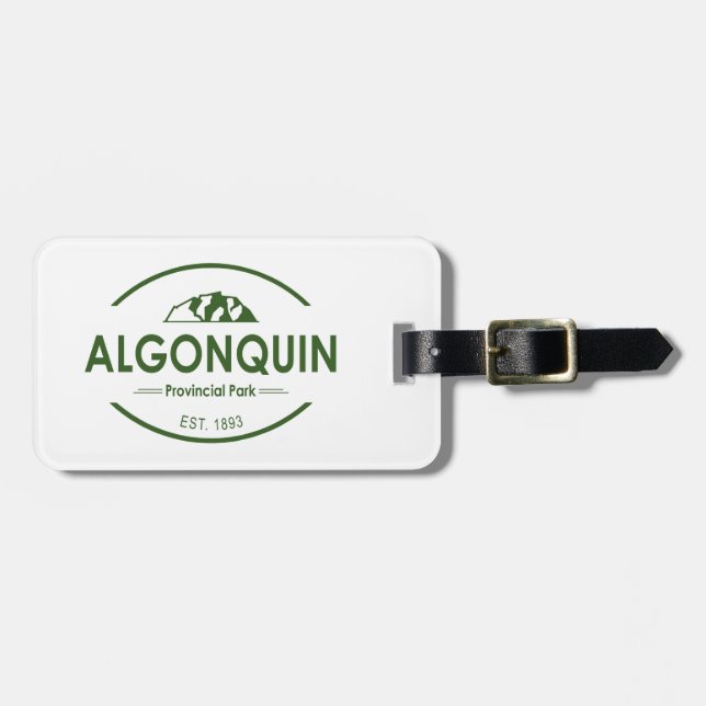 Algonquin Provincial Park Luggage Tag (Front Horizontal)