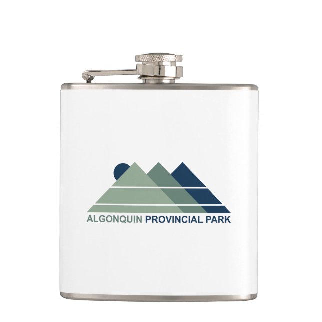 Algonquin Provincial Park Mountain Sun Flask (Front)