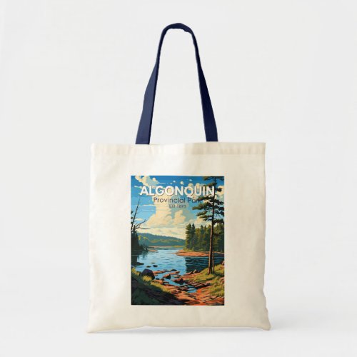 Algonquin Provincial Park Travel Art Vintage Tote Bag