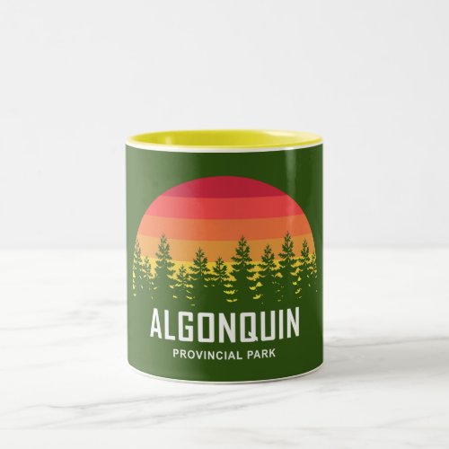 Algonquin Provincial Park Two_Tone Coffee Mug