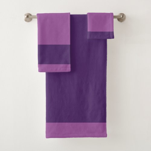 Algorithm For Purple Bath Towel Set