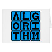 Algorithm, Mathematical Formula (Front Horizontal)