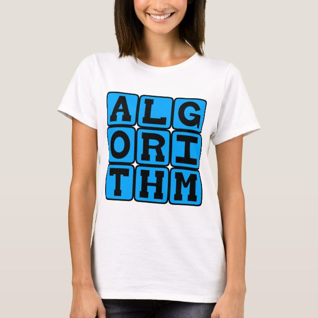 Algorithm, Mathematical Formula T-Shirt (Front)