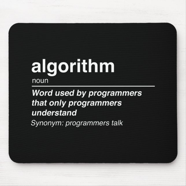 Algorithm Mouse Pad (Front)