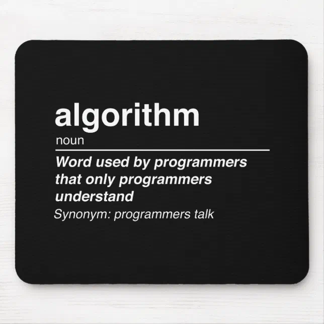 Algorithm Mouse Pad | Zazzle