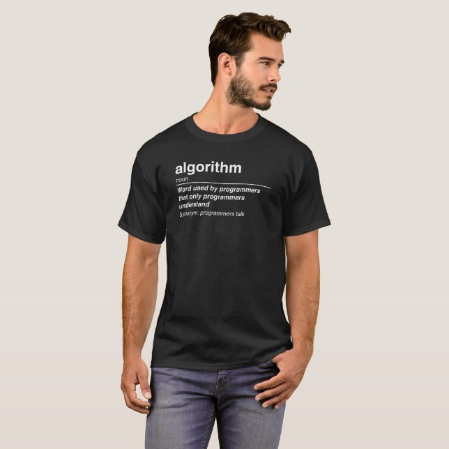 Algorithm T-Shirt (Front Full)