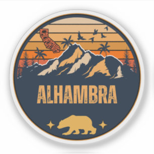 Alhambra, California Sticker
