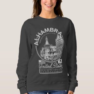 ALHAMBRA CALIFORNIA VINTAGE - CITY OF ALHAMBRA CA SWEATSHIRT