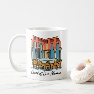 Alhambra Court of the Lions 3 Coffee Mug