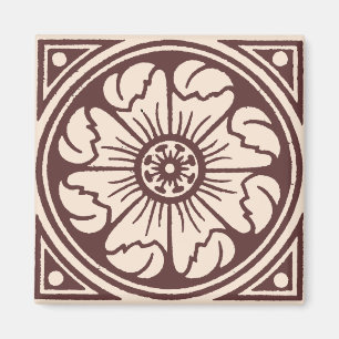Alhambra Flower Tile One Magnet
