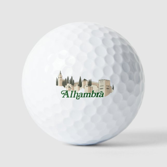 Alhambra Golf Balls (Front)