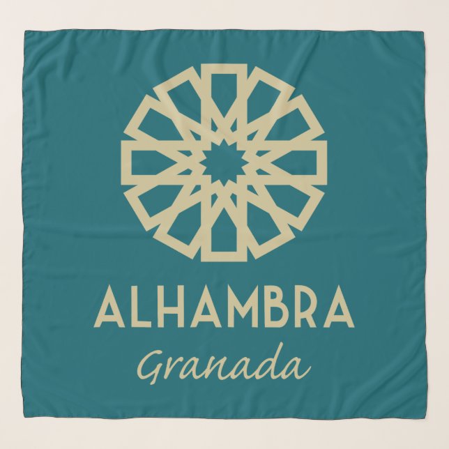 Alhambra Granada 1 Scarf (Front)
