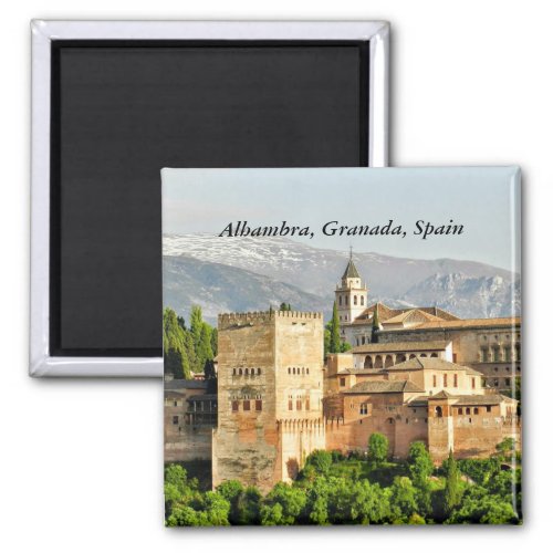 Alhambra Granada Andalusia Spain Magnet
