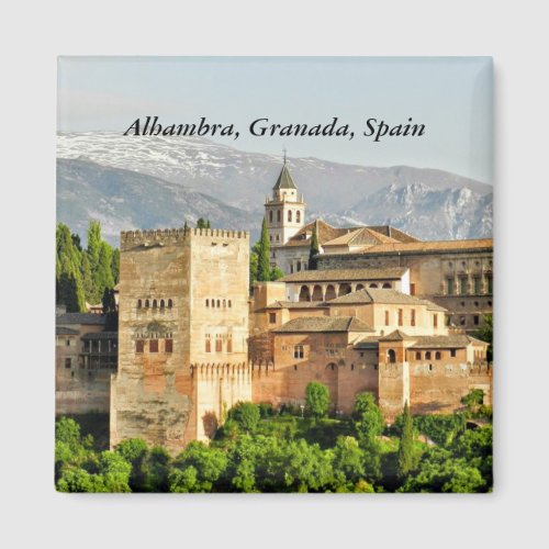 Alhambra Granada Andalusia Spain Magnet