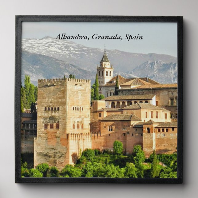 Alhambra, Granada, Andalusia, Spain Peel And Stick Photo Tile (Front Set)