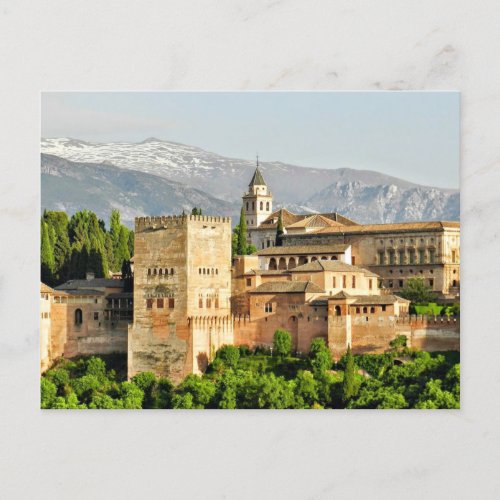 Alhambra Granada Andalusia Spain Postcard