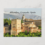 Alhambra, Granada, Andalusia, Spain Postcard
