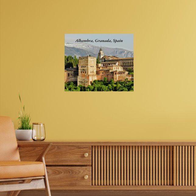 Alhambra, Granada, Andalusia, Spain Poster (Living Room 2)