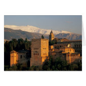 Alhambra; Granada; Andaslusia, Spain, Sierra (Front Horizontal)