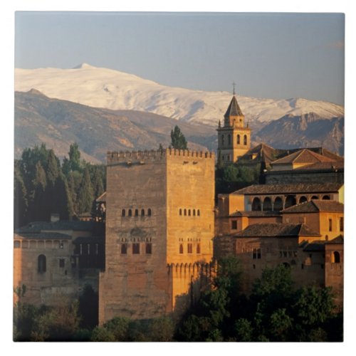 Alhambra Granada Andaslusia Spain Sierra Ceramic Tile