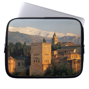 Alhambra; Granada; Andaslusia, Spain, Sierra Laptop Sleeve