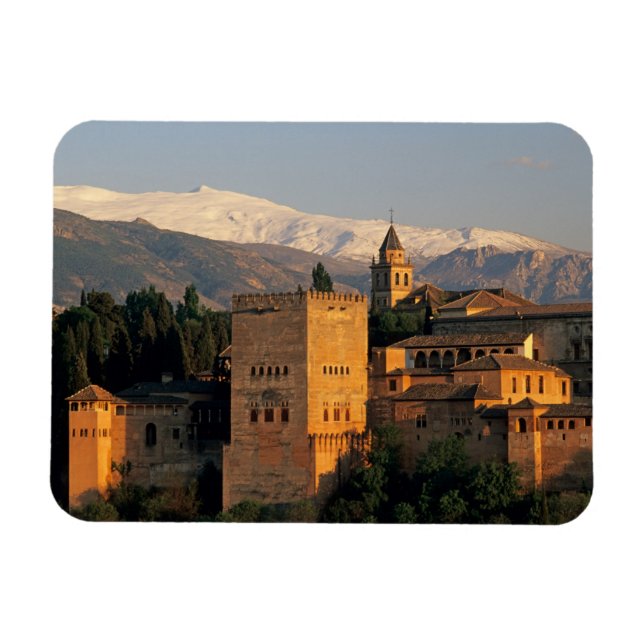 Alhambra; Granada; Andaslusia, Spain, Sierra Magnet (Horizontal)