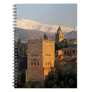 Alhambra; Granada; Andaslusia, Spain, Sierra Notebook