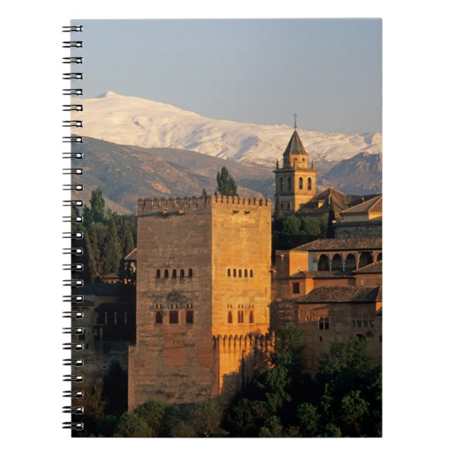 Alhambra; Granada; Andaslusia, Spain, Sierra Notebook (Front)
