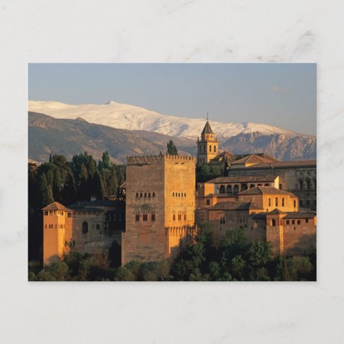 Alhambra Granada Andaslusia Spain Sierra Postcard