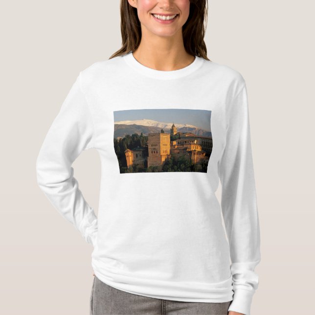 Alhambra; Granada; Andaslusia, Spain, Sierra T-Shirt (Front)