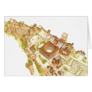Alhambra Granada Spain. Castle and palaces Cards