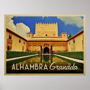 Alhambra Granada Spain Poster