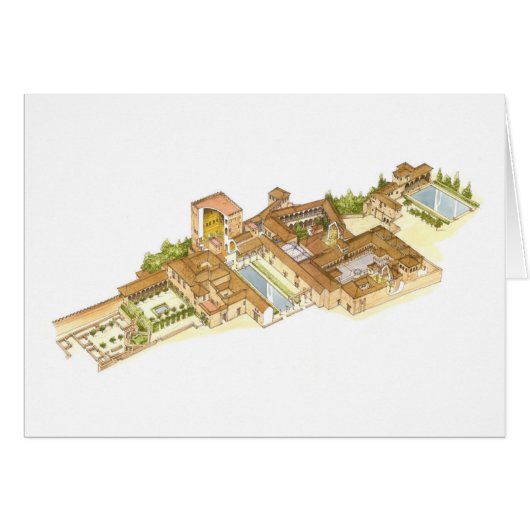 Alhambra Granada Spain. Royal palaces Cards (Front Horizontal)