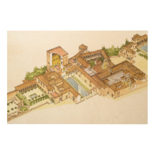 Alhambra Granada Spain. Royal palaces Wood Wall Art