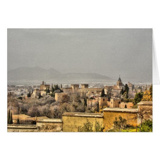 Alhambra Palace, Granada, Spain Cards (Front Horizontal)