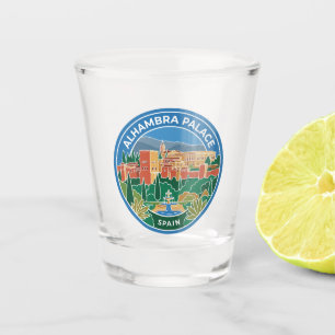 Alhambra Palace Spain Shot Glass