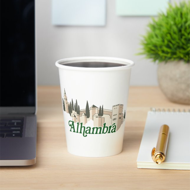 Alhambra Paper Cups (Insitu)