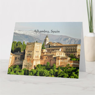 Alhambra, Spain Card