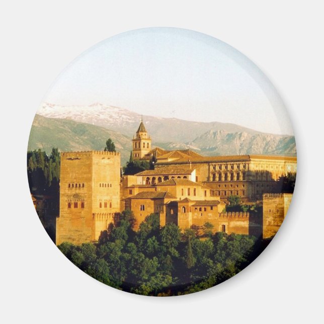 alhambra spain magnet (Front)