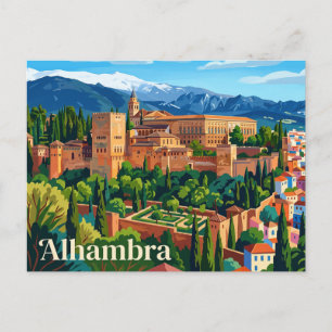Alhambra Spain Postcard