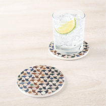 Alhambra Stars Mosaic Bright Sandstone Coaster