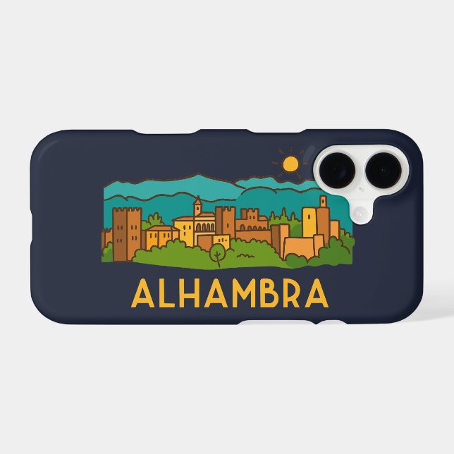 Alhambra Sunset 2 Iphone Case (Back Horizontal)