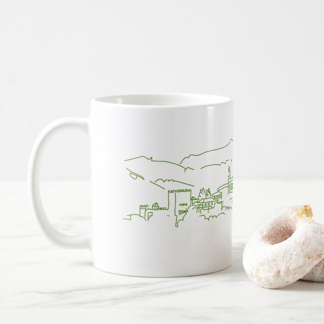 Alhambra Sunset Coffee Mug (With Donut)