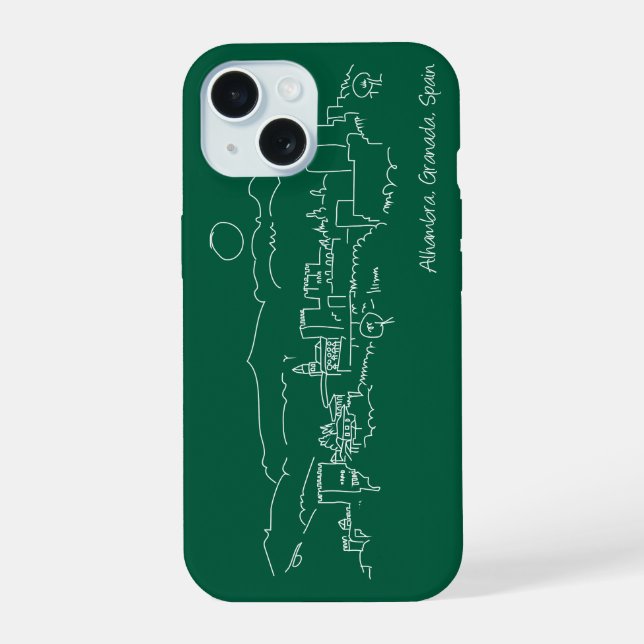 Alhambra Sunset Iphone Case (Back)