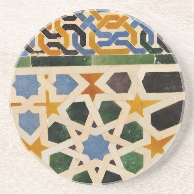 Alhambra Wall Tile #3 Coaster (Front)