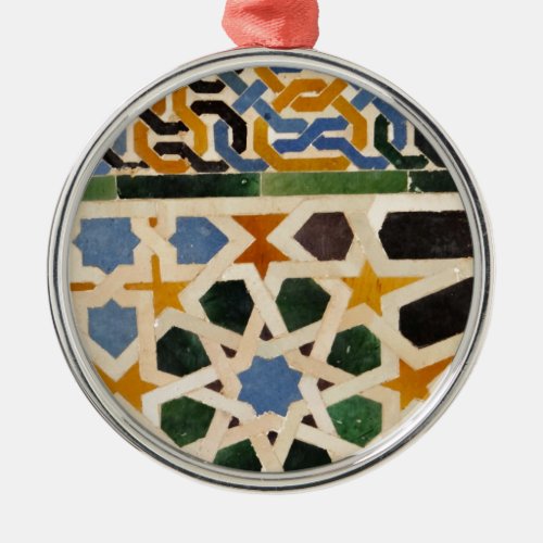 Alhambra Wall Tile 3 Metal Ornament