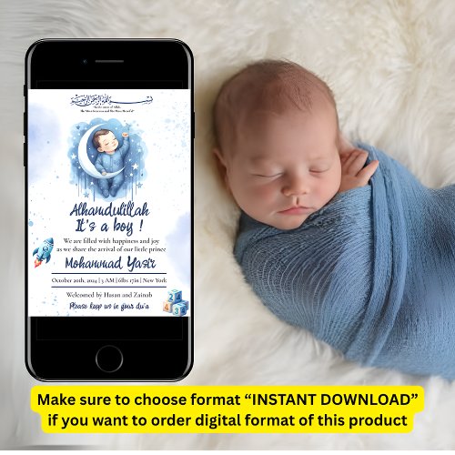 Alhamdulillah it's a boy blue muslim baby birth