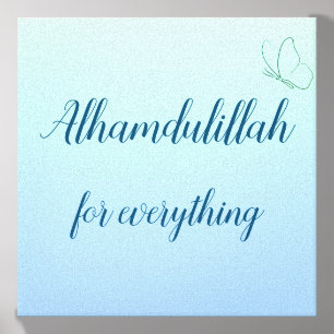 Alhamdulillah wall decor canvas photo tile 