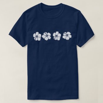 Alhoa - Hibiscus Flowers T-shirt by KahunaDesigns at Zazzle
